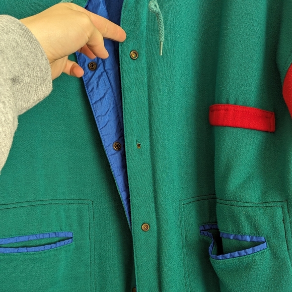 Colorblock lined jacket - Picture 3 of 9
